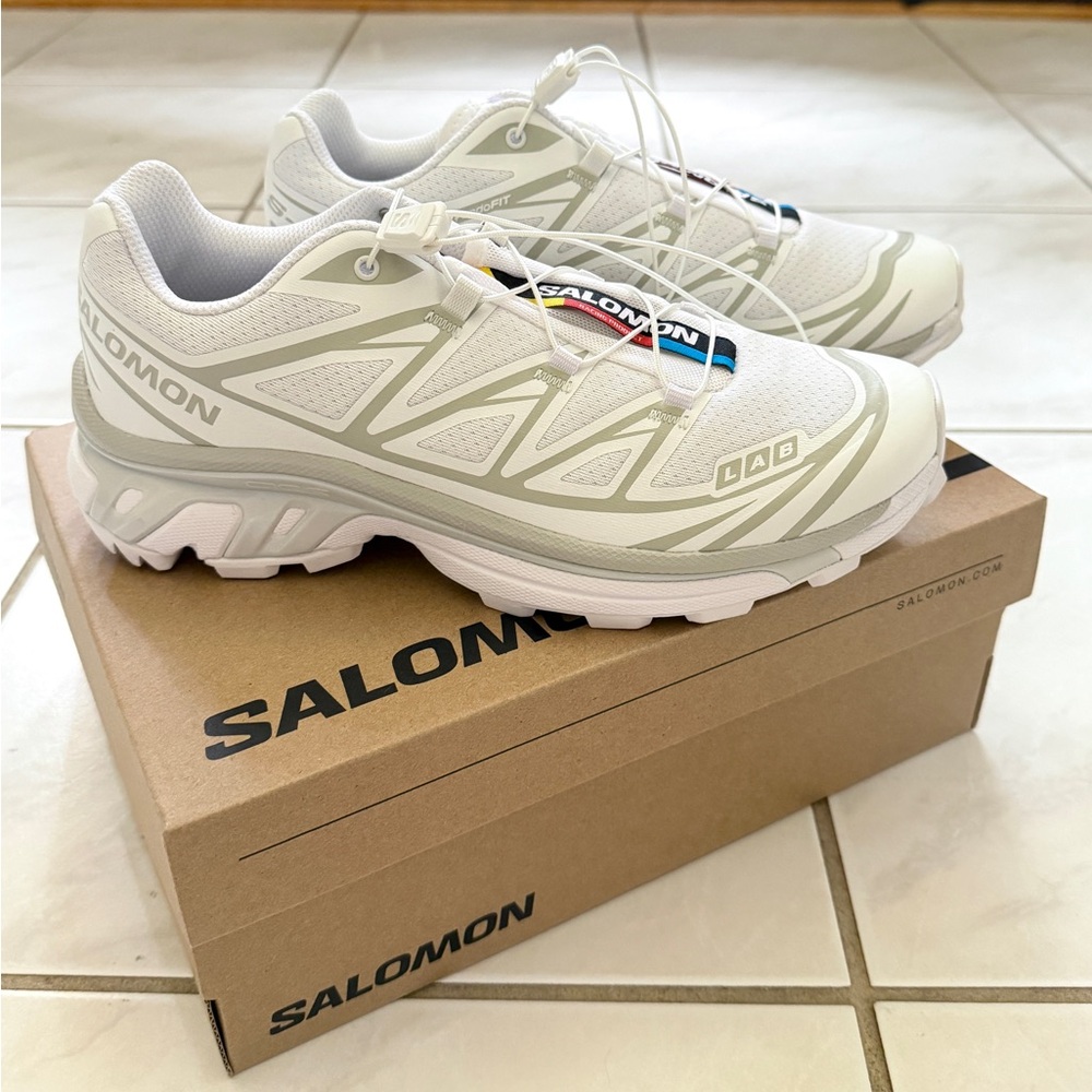 New Salomon White XT6 size 7.5 Women